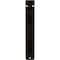Ekena Millwork Galveston Wrought Iron Bracket, (Single center brace), Antiqued Warm Silver 1 1/2"W x 5 1/2"D x 8"H BKTM01X05X08SGLAWS - alternate 4